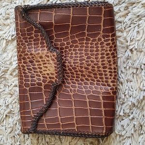 Vintage Handmade Leather Clutch